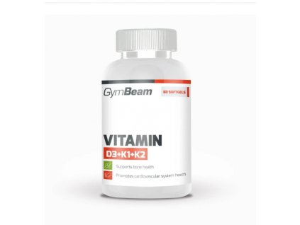 Vitamín D3+K1+K2 60 kapsúl - GymBeam