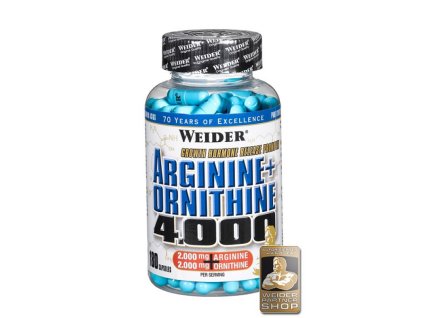 Arginine+Ornithine 4000 - 180 kapsúl - Weider