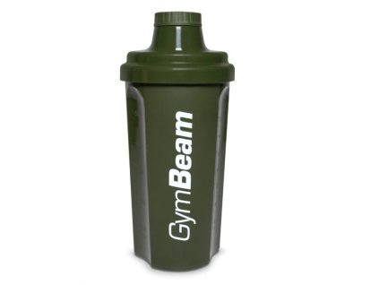 Šejker olivovo zelený 500 ml - GymBeam