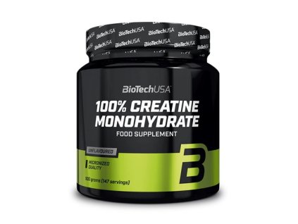 100 creatine monohydrate 500 g biotech usa SportovaVyziva.sk