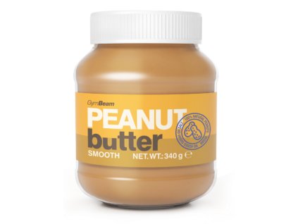 100 arasidove maslo 340 g smooth jemne v skle gymbeam SportovaVyziva.sk