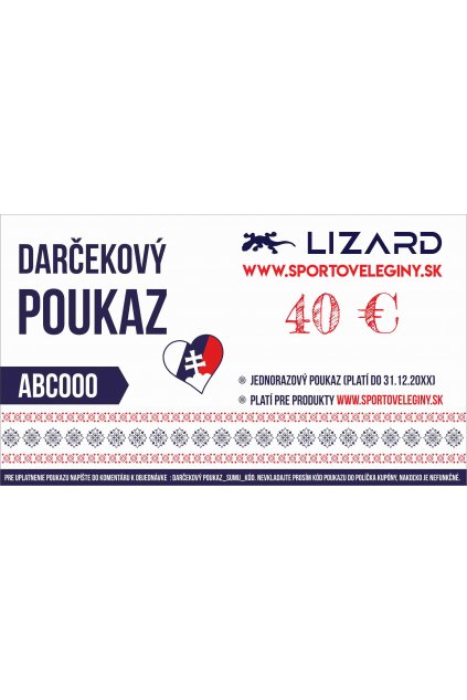 Darčekový poukaz 40€
