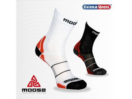 Sportovní kompresní ponožky COMPRESS RUN bílá