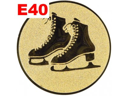 Emblém E40 - BRUSLENÍ - umístění na sportovní pohár nebo medaili (Průměr emblému Průměr 50mm)