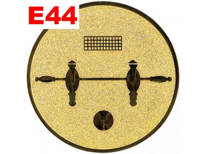 Emblém E44 - STOLNÍ FOTBAL - umístění na sportovní pohár nebo medaili (Průměr emblému Průměr 50mm)