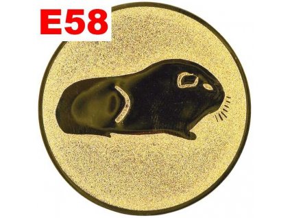 Emblém E58 - MORČE - umístění na sportovní pohár nebo medaili (Průměr emblému Průměr 50mm)