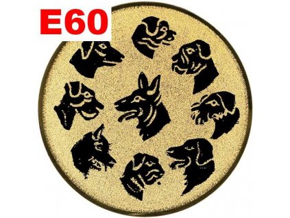 Emblém E60 - PSI - umístění na sportovní pohár nebo medaili (Průměr emblému Průměr 50mm)