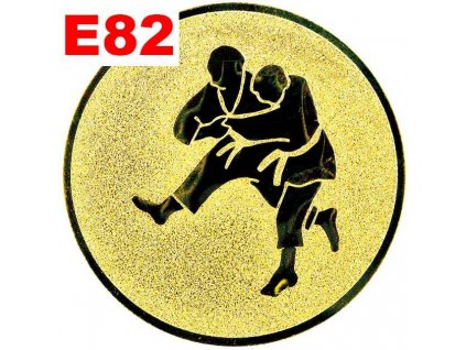 Emblém E82 - JUDO - umístění na sportovní pohár nebo medaili (Průměr emblému Průměr 50mm)