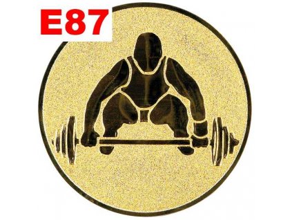 Emblém E87 - VZPÍRÁNÍ - umístění na sportovní pohár nebo medaili (Průměr emblému Průměr 50mm)