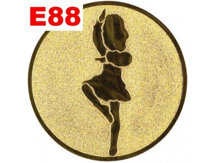 Emblém E88 - ROZTLESKÁVAČKA - umístění na sportovní pohár nebo medaili (Průměr emblému Průměr 50mm)
