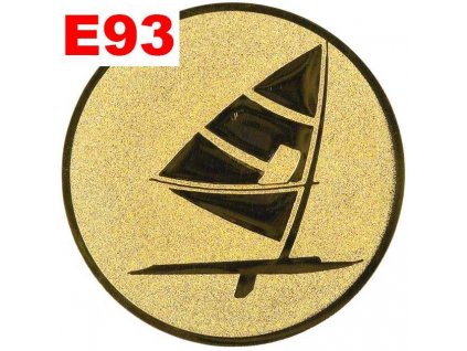 Emblém E93 - WINDSURFING - umístění na sportovní pohár nebo medaili (Průměr emblému Průměr 50mm)