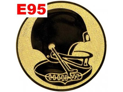 Emblém E95 - AMERICKÝ FOTBAL - umístění na sportovní pohár nebo medaili (Průměr emblému Průměr 50mm)