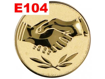 Emblém E104 - SPOLUPRÁCE - umístění na sportovní pohár nebo medaili (Průměr emblému Průměr 50mm)