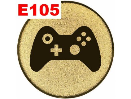 Emblém E105 - XBOX - umístění na sportovní pohár nebo medaili (Průměr emblému Průměr 50mm)