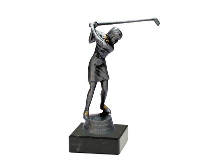 sportovni pohary golfistka 34220 bronz bmx
