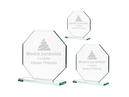 sportovni pohary 4j 80011 3 sklenene plakety