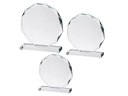 Skleněná plaketa 80611-13