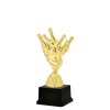 Soška - sportovní pohár  - BOWLING-KULEČNÍK - PB/P417 (Výška poháru Soška C -BOWLING-KULEČNÍK- 15,5cm)