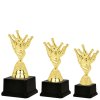 Soška - sportovní pohár  - BOWLING-KULEČNÍK - PB/P417 (Výška poháru Soška C -BOWLING-KULEČNÍK- 15,5cm)