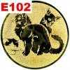 Emblém E102 - KOČKY - umístění na sportovní pohár nebo medaili (Průměr emblému Průměr 50mm)