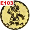 Emblém E103 - KLAUN - umístění na sportovní pohár nebo medaili (Průměr emblému Průměr 50mm)