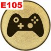 Emblém E105 - XBOX - umístění na sportovní pohár nebo medaili (Průměr emblému Průměr 50mm)