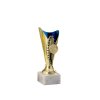 Zlato-modrý pohárek EKONOMY (Výška poháru pohár C - výška 17 cm)
