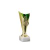 Zlato-zelený pohárek EKONOMY (Výška poháru pohár C - výška 17 cm)