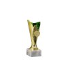 Zlato-zelený pohárek EKONOMY (Výška poháru pohár C - výška 17 cm)