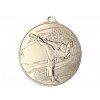 sportovni pohary 4j medaile karate MMC4509 stribrna