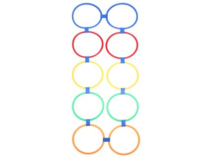 Nastavitelné proskakovací obruče Agility Circles