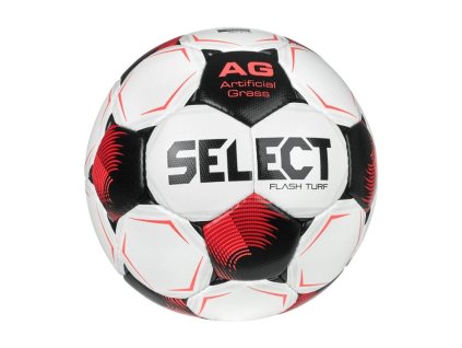 24756 fotbalovy mic select fb flash turf bilo cervena velikost mice 5