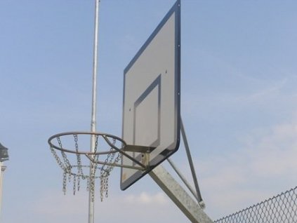 Basketbalový koš s pevně přivařenou síťkou ZINEK