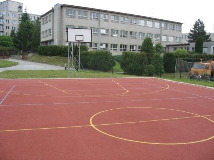 Basketbalová konstrukce příhradová, pevná, vysazení do 2,5 m (ZN)