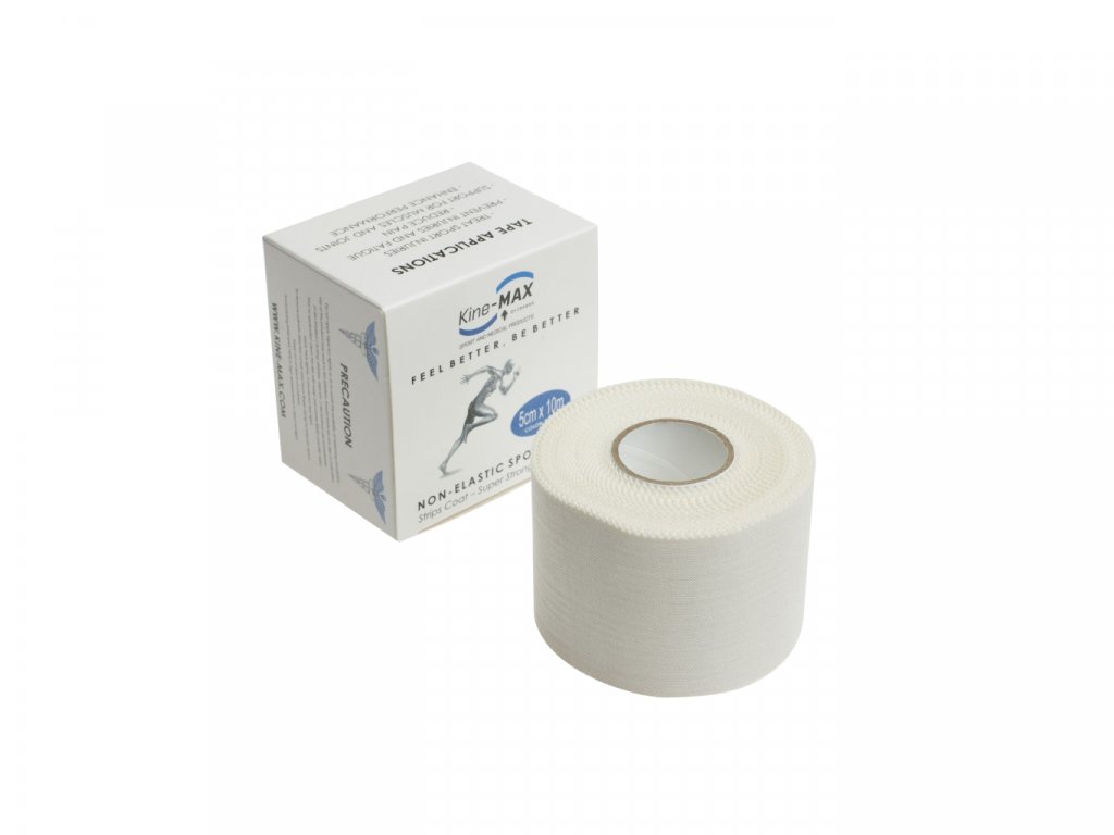 KineMAX Neelastická tejpovací páska Strips Coat 5cm x 10m Kine-MAX Sport Tape