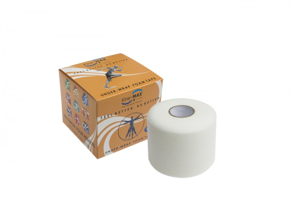 KineMAX Podtejpovací páska 7cm x 27m - Bílá