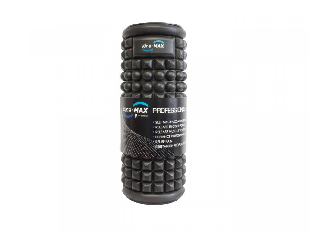 KineMAX Masážní válec Kine-MAX Professional - černý
