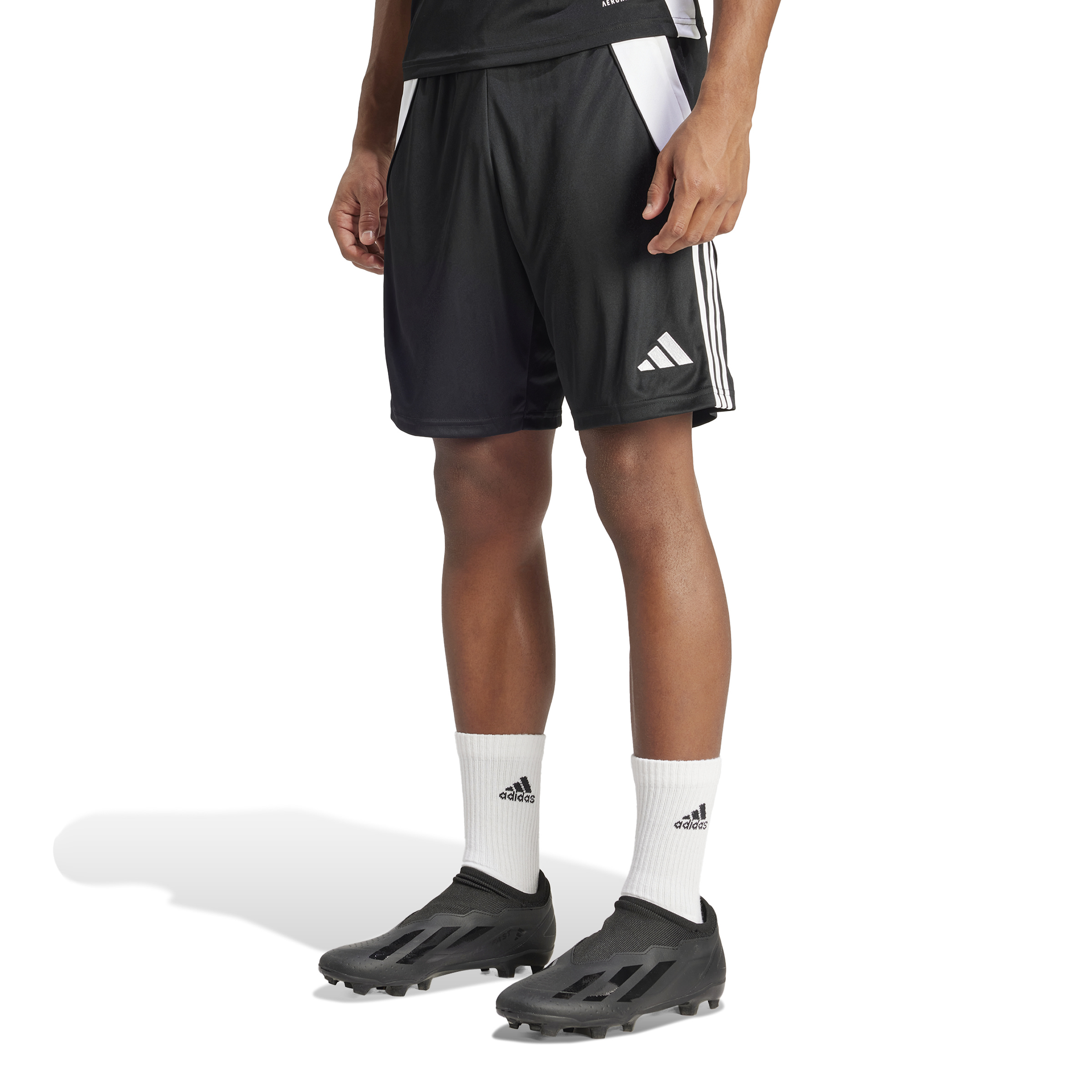 Tréninkové šortky Adidas Tiro 24 černo bílé Velikost: 116