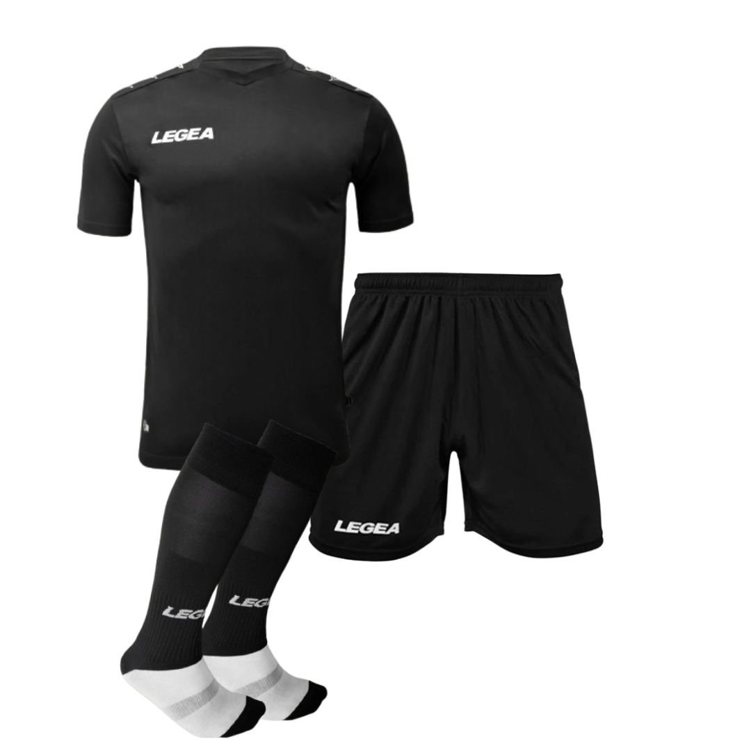 Sada 15 kompletů Legea Baviera vč.stulpen a číslic černá Velikost: 2XL