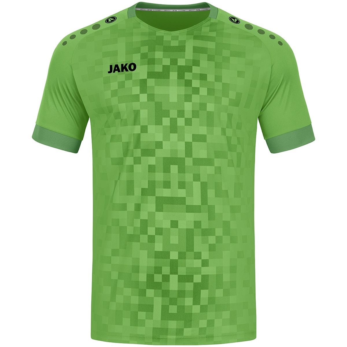 Dres s krátkým rukávem JAKO Pixel zelený Velikost: 152
