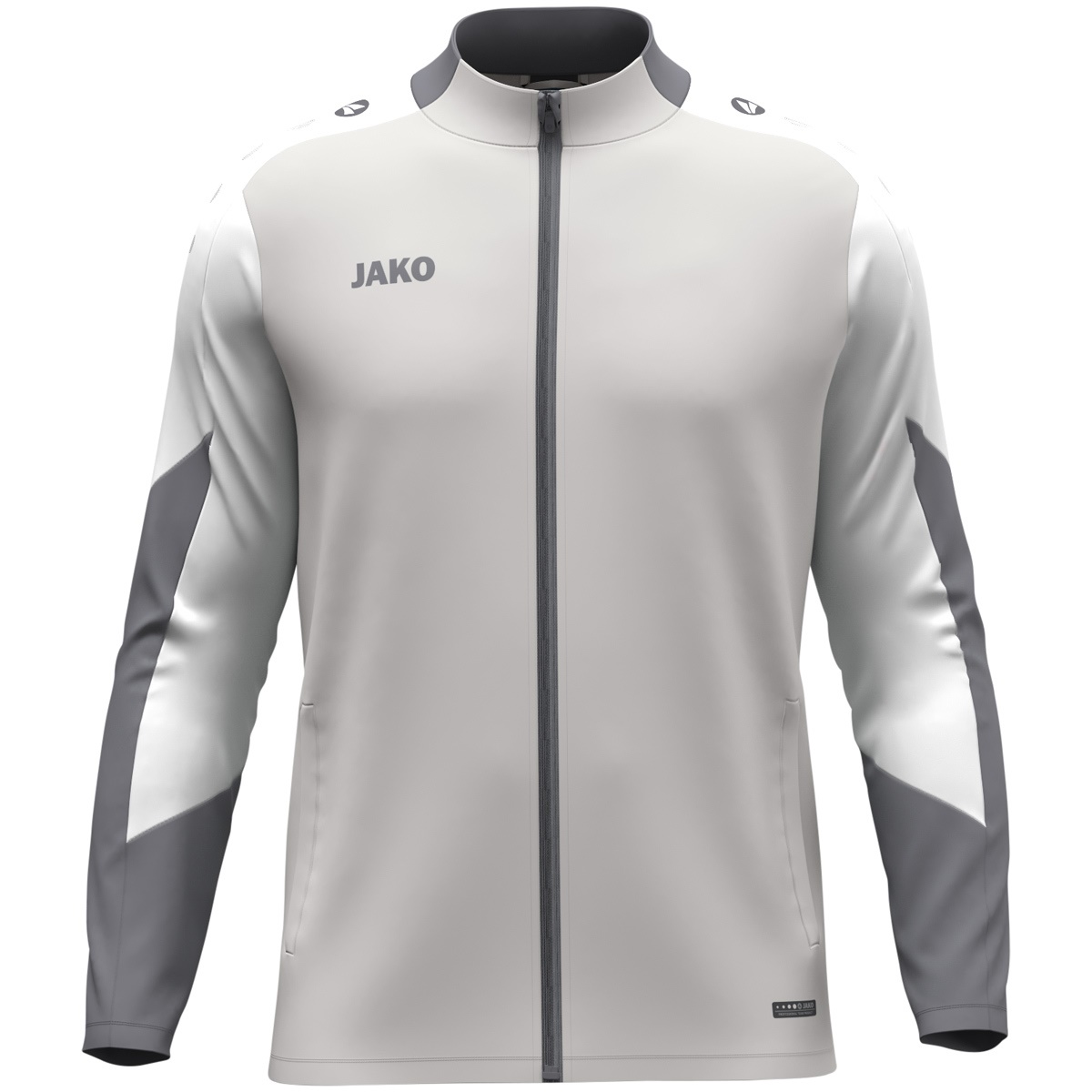 Tepláková bunda JAKO DYNAMIC šedá pánské/dámské Velikost: 2XL