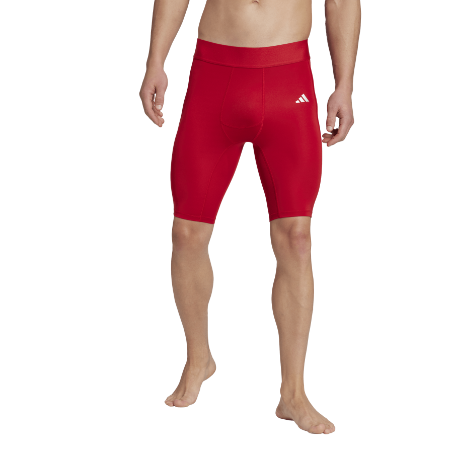 Elasťáky Adidas Techfit červené Velikost: 164