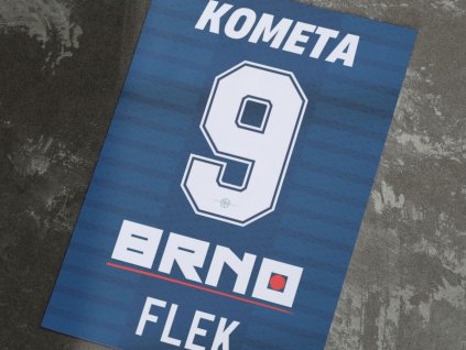 0036 dres flek kometa plakat