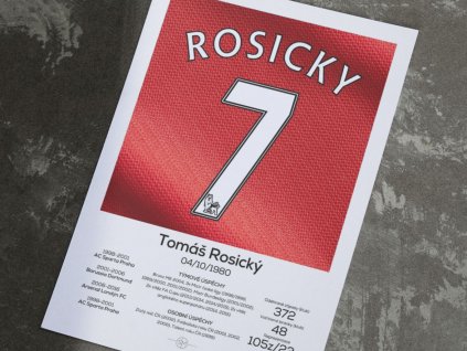 tomáš rosický plakát arsenal sparta