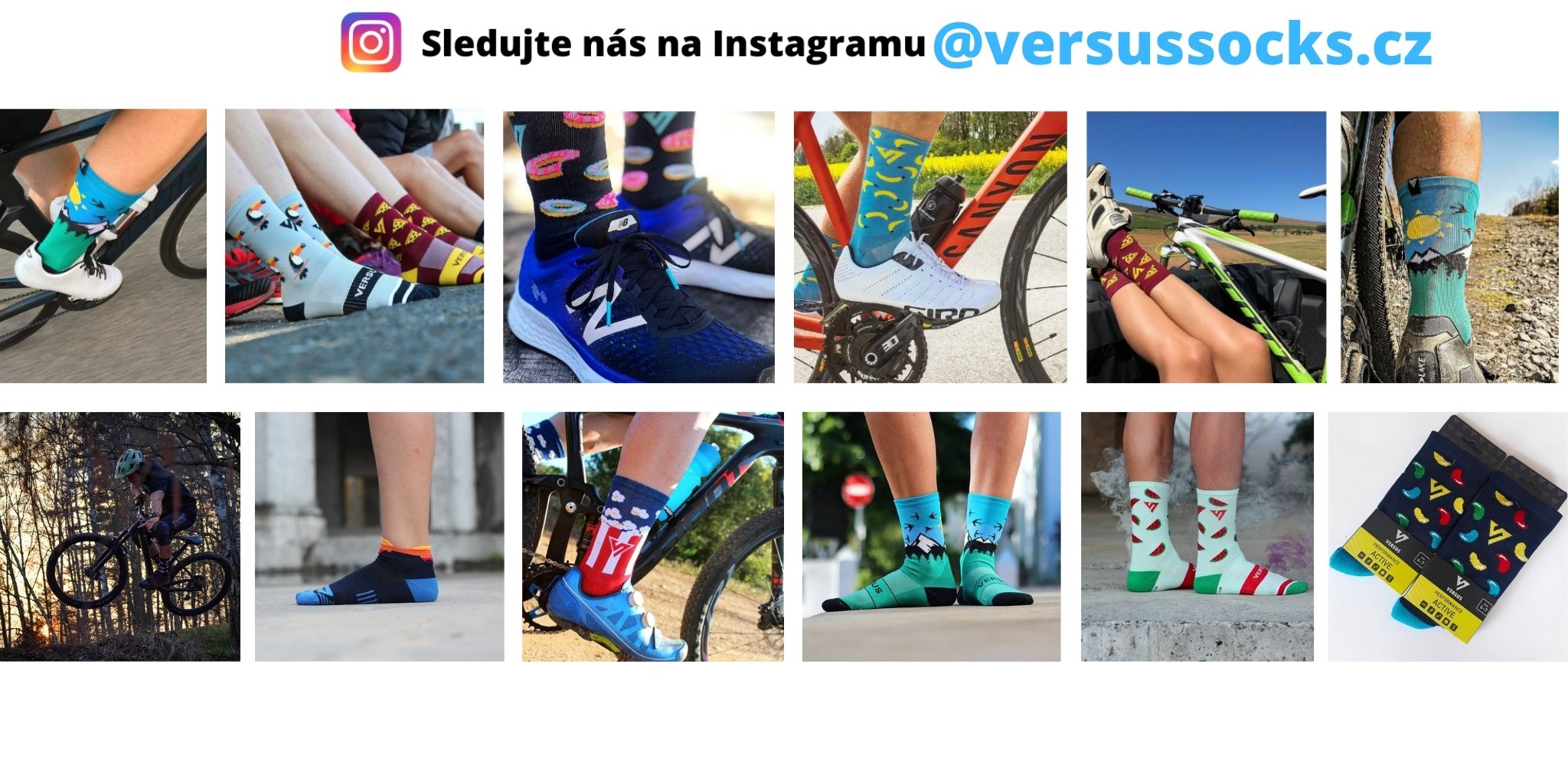 Sledujte nás na instagramu versussocks.cz