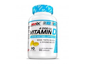 Amix Vitamin D – 4000 I.U. - 90 kapslí