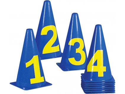 Sada 11 kuželů s číslem 23cm