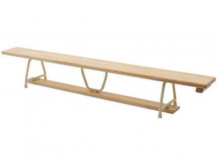 lavička s kovovýma nohama