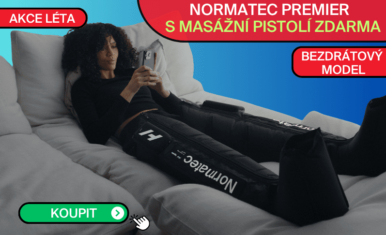 Bezdrátová Kompresní lymfodrenážní terapie Normatec Premier + Dárek zdarma