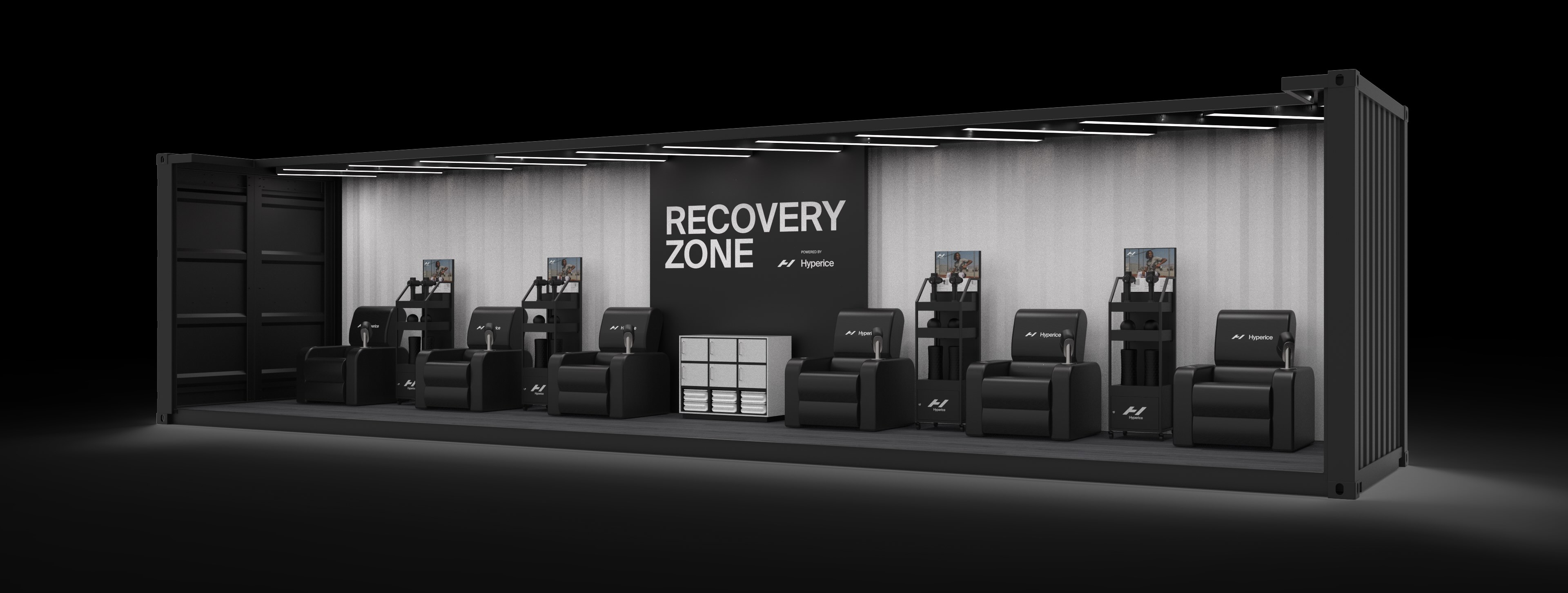 Mobilní recovery zóna v kontejneru